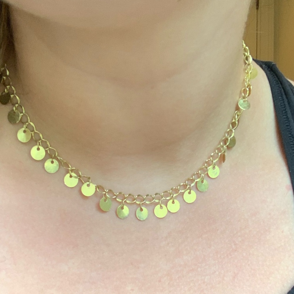 Gold choker